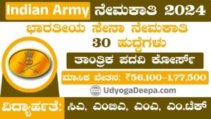 Indian Army Recruitment 2024