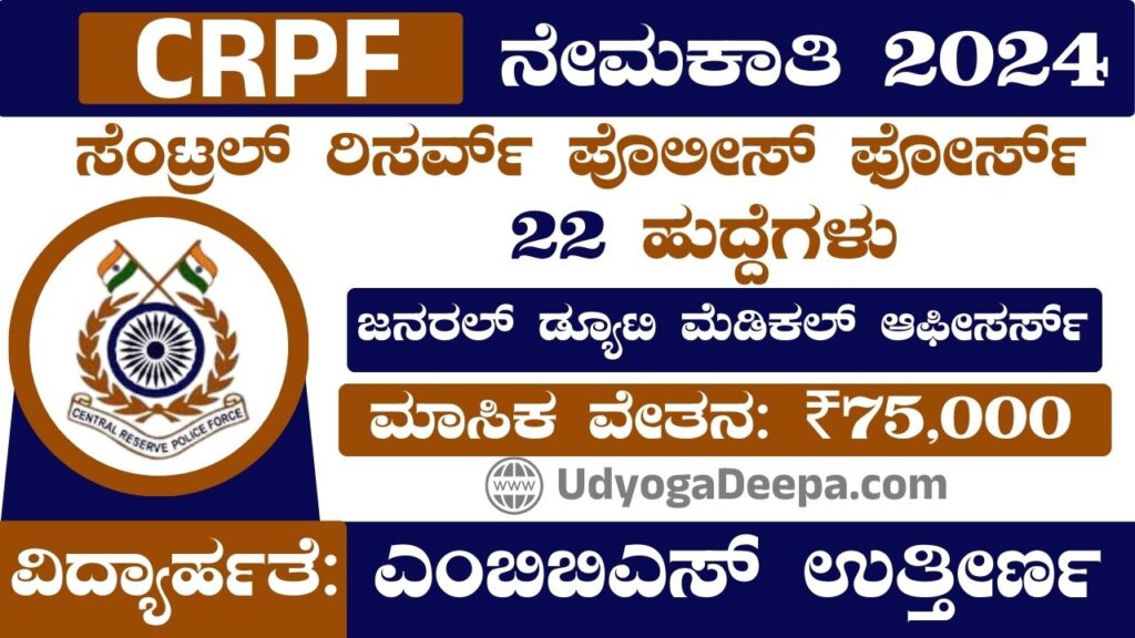 CRPF Recruitment 2024