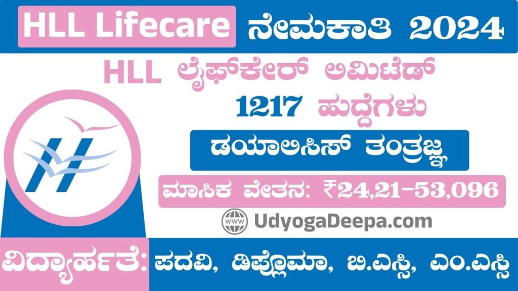 HLL Lifecare Recruitment 2024