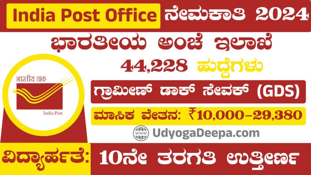 Indian Postal Department Recruitment 2024