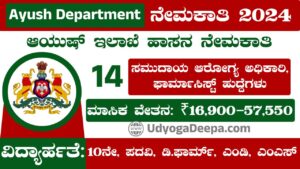 Ayush Department Recruitment 2024