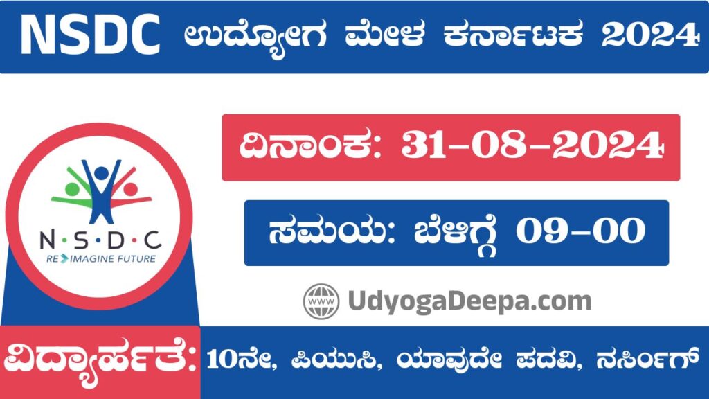 NSDC Job Fair Karnataka 2024