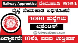 Railway Apprentice Recruitment 2024