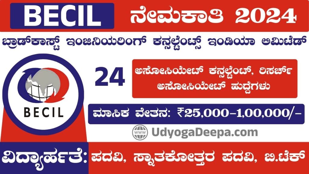 BECIL Recruitment 2024