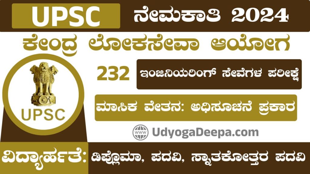 UPSC Recruitment 2024