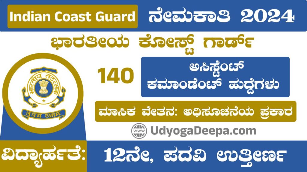 Indian Coast Guard Recruitment 2024