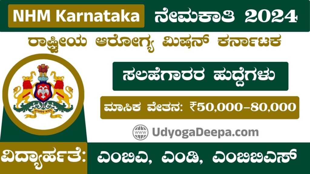 NHM Karnataka Recruitment 2025