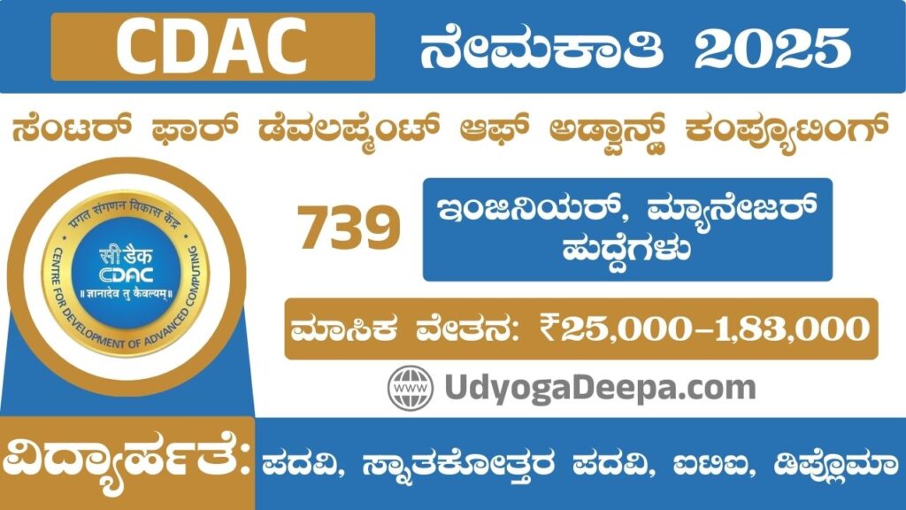 CDAC Recruitment 2025