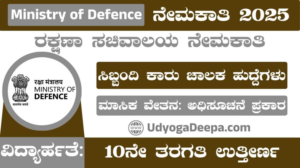 Ministry of Defence Recruitment 2025