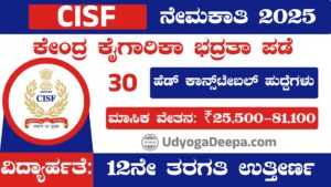CISF Recruitment 2025