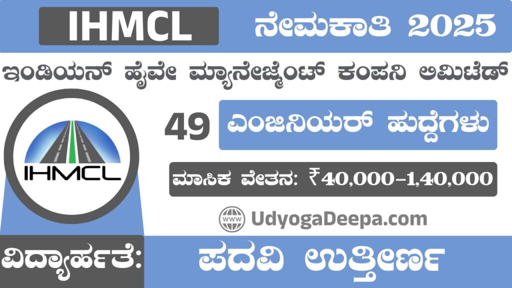 IHMCL Recruitment 2025