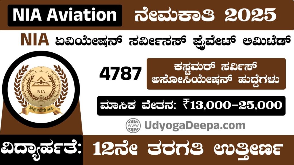 NIA Aviation Services Recruitment 2025