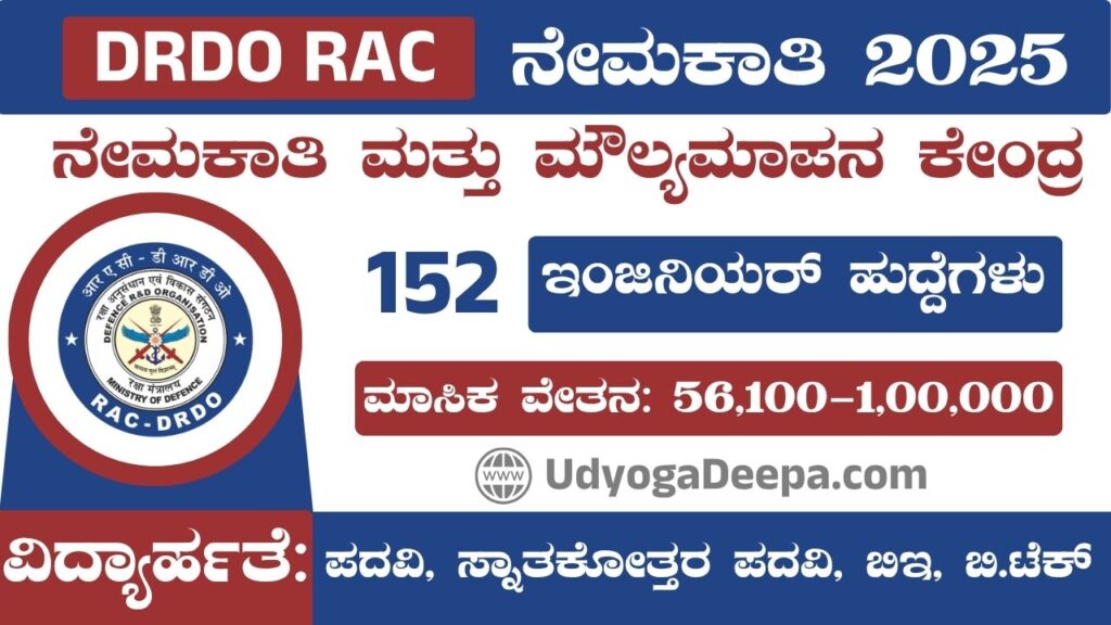 DRDO RAC Recruitment 2025