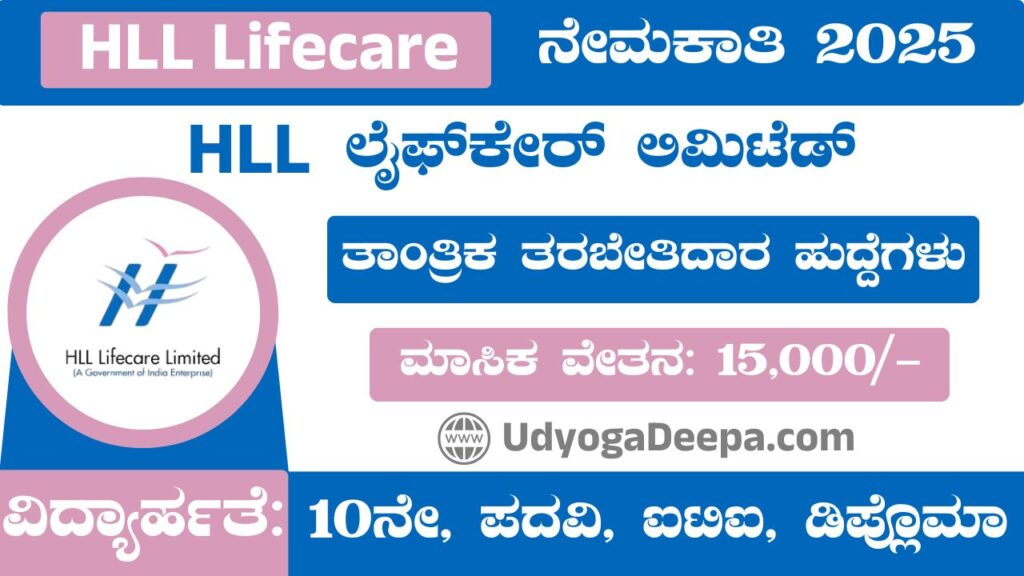 HLL Lifecare Recruitment 2025