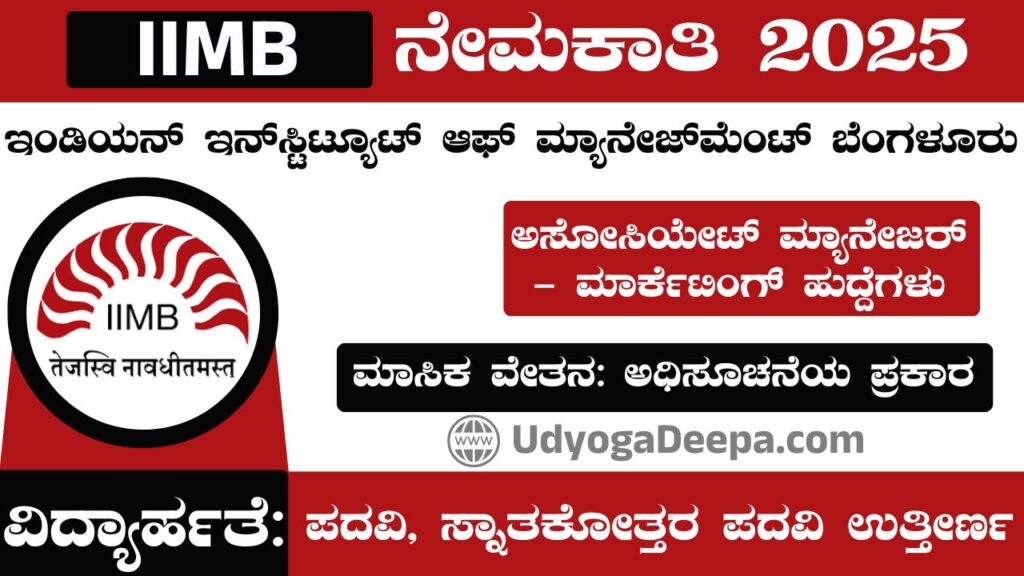 IIMB Recruitment