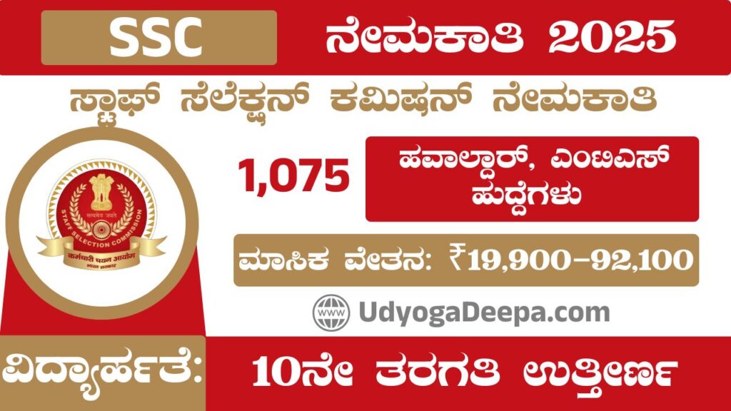 SSC Recruitment 2025