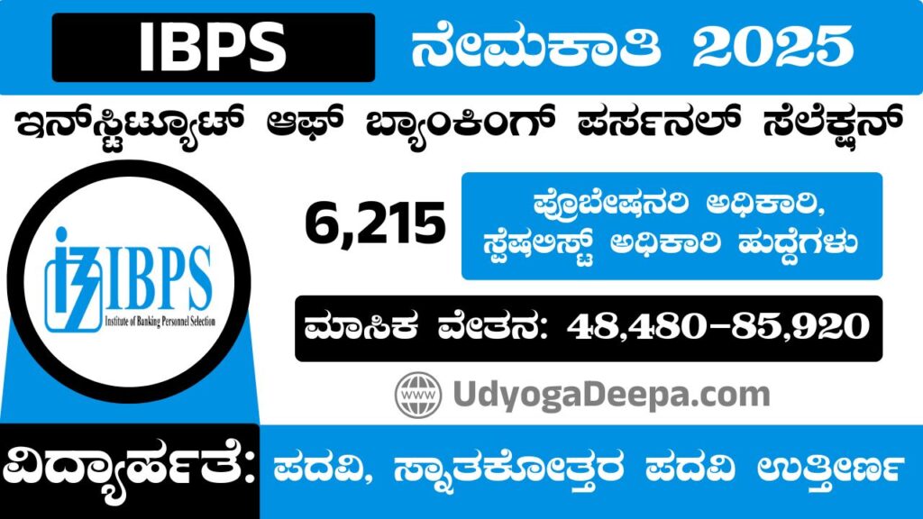 IBPS Recruitment 2025