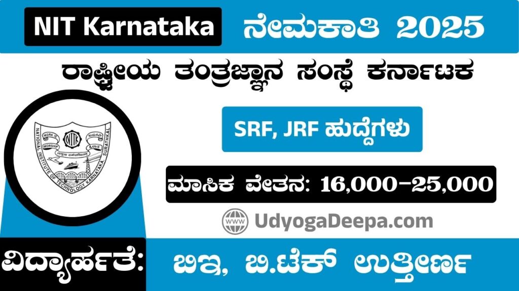 NIT Karnataka Recruitment 2025