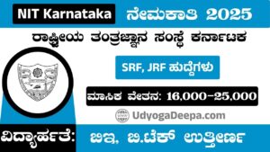NIT Karnataka Recruitment 2025